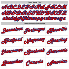 Load image into Gallery viewer, Custom White Royal Pinstripe Red-Royal Authentic Basketball Jersey