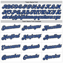 Load image into Gallery viewer, Custom Stitched White Black-Royal Sports Pullover Sweatshirt Hoodie