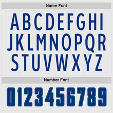 Load image into Gallery viewer, Custom White Royal-Kelly Green Hockey Jersey