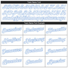 Load image into Gallery viewer, Custom Stitched White White-Light Blue 3D Pattern Design Butterfly Sports Pullover Sweatshirt Hoodie