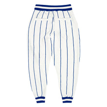 Load image into Gallery viewer, Custom White Royal Pinstripe Royal-White Sports Pants