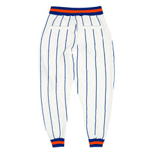 Load image into Gallery viewer, Custom White Royal Pinstripe Royal-Orange Sports Pants