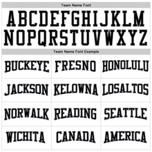 Load image into Gallery viewer, Custom Stitched White Black Pinstripe Black-Gray Sports Pullover Sweatshirt Hoodie