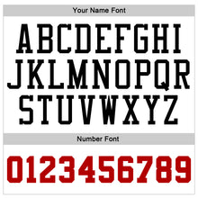 Load image into Gallery viewer, Custom Stitched White Red Pinstripe Red-Black Sports Pullover Sweatshirt Hoodie