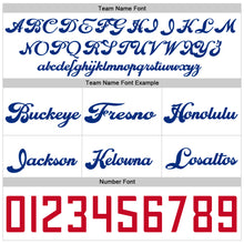 Load image into Gallery viewer, Custom White Royal Authentic Throwback Basketball Shorts