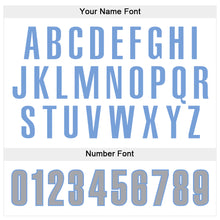 Load image into Gallery viewer, Custom Stitched White Gray-Light Blue Sports Pullover Sweatshirt Hoodie