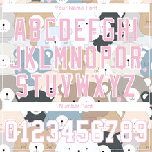 Load image into Gallery viewer, Custom White White-Light Pink 3D Pattern Design Teddy Bears Authentic Baseball Jersey