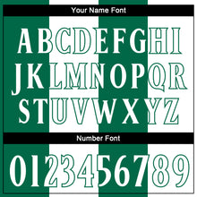 Load image into Gallery viewer, Custom White White-Kelly Green 3D Pattern Design Hawaii Coconut Trees Authentic Baseball Jersey