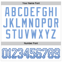 Load image into Gallery viewer, Custom White Light Blue-Royal Authentic Drift Fashion Baseball Jersey