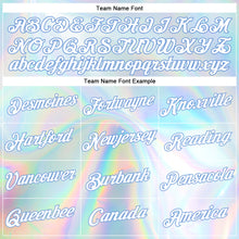 Load image into Gallery viewer, Custom 3D Pattern Design Abstract Trendy Holographic Vaporwave Style Performance T-Shirt
