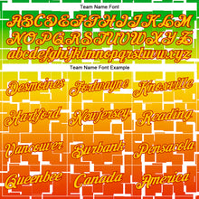 Load image into Gallery viewer, Custom Green Yellow-Red 3D Pattern Design Black History Month Performance T-Shirt
