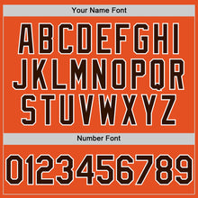 Load image into Gallery viewer, Custom Orange Brown-White Line Authentic Baseball Jersey
