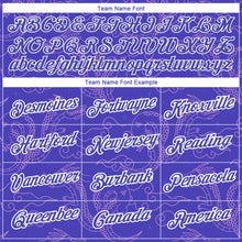 Load image into Gallery viewer, Custom Dark Purple White 3D Pattern Design Dragon Performance T-Shirt
