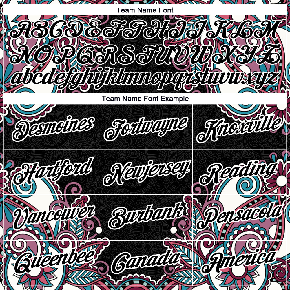 Load image into Gallery viewer, Custom Black White 3D Pattern Floral Design Performance T-Shirt