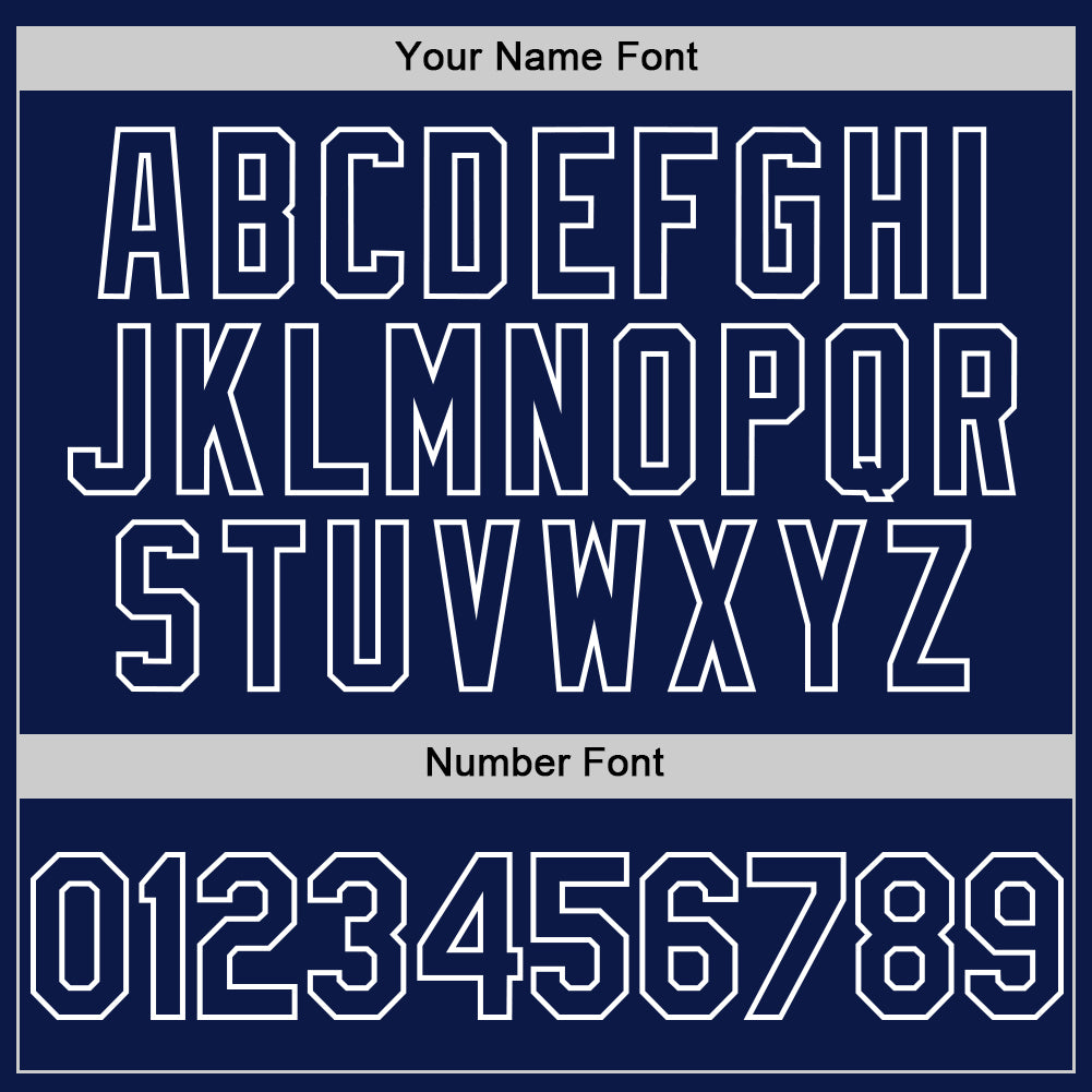 Load image into Gallery viewer, Custom White Navy 3D Pattern Design Gradient Style Twinkle Star Authentic Baseball Jersey