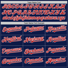 Load image into Gallery viewer, Custom Royal Red-White 3D Pattern Design Gradient Style Twinkle Star Authentic Baseball Jersey
