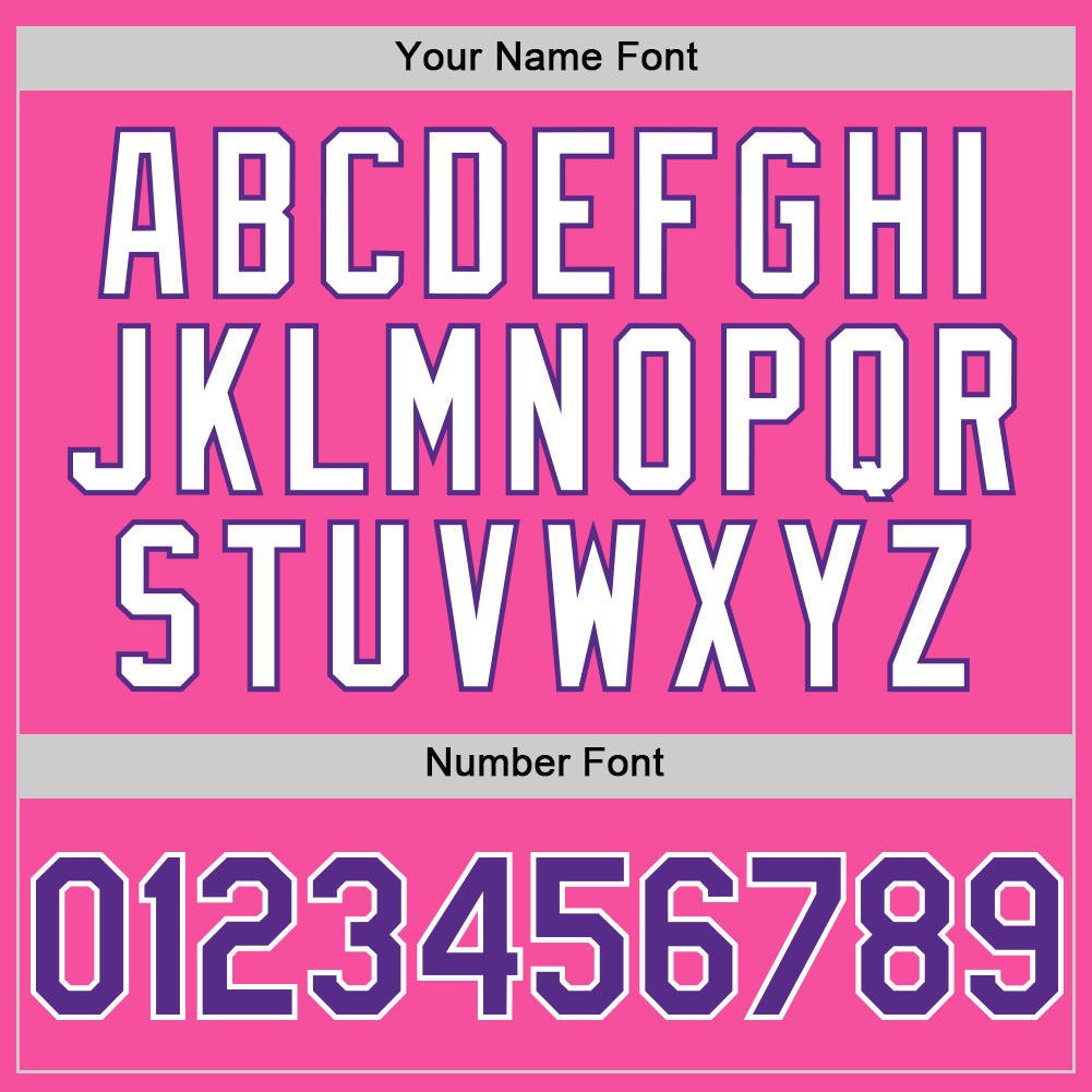 Load image into Gallery viewer, Custom Pink Purple-White 3D Pattern Design Gradient Style Twinkle Star Authentic Baseball Jersey