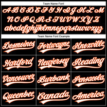 Load image into Gallery viewer, Custom Black White-Orange 3D Pattern Design Football Helmet And Animal Claw Authentic Baseball Jersey
