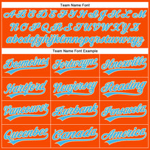 Load image into Gallery viewer, Custom Light Yellow Sky Blue Orange-Cream 3D Pattern Design Flame Football Helmet Authentic Baseball Jersey
