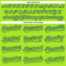Load image into Gallery viewer, Custom Royal Neon Green-White 3D Pattern Design Football Helmet Authentic Baseball Jersey
