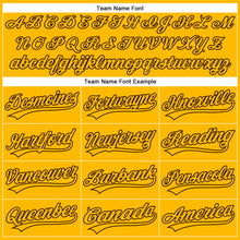 Load image into Gallery viewer, Custom Brown Gold 3D Pattern Design Champion Trophy Authentic Baseball Jersey
