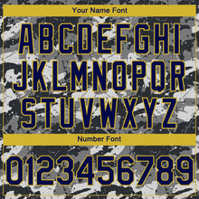 Load image into Gallery viewer, Custom Camo Navy-Yellow 3D Uruguay Uruguayan Flag Sports Pullover Sweatshirt Salute To Service Hoodie
