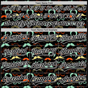 Custom Black White 3D Pattern Design Father's Day Mustache Authentic Baseball Jersey