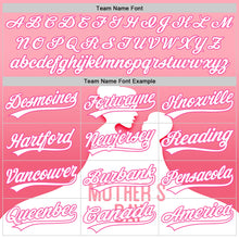 Load image into Gallery viewer, Custom Light Pink White-Pink 3D Pattern Design Mother&#39;s Day Family Love Authentic Baseball Jersey
