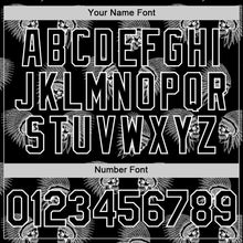 Load image into Gallery viewer, Custom Black White 3D Apache Skull Authentic Baseball Jersey
