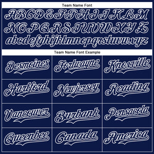 Custom Navy White 3D Pattern Design Rave Psychedelic Neon Dinosaur Authentic Baseball Jersey