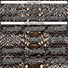 Load image into Gallery viewer, Custom Black White 3D Pattern Design Rave Psychedelic Snakeskin Authentic Baseball Jersey
