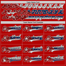 Load image into Gallery viewer, Custom Red Black White-Cuban Flag 3D Cuba Authentic Baseball Jersey

