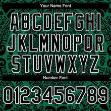 Load image into Gallery viewer, Custom Kelly Green Black-White 3D Mexico Authentic Baseball Jersey
