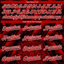 Load image into Gallery viewer, Custom Black Red-White 3D Mexico Authentic Baseball Jersey
