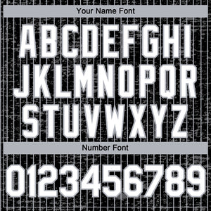 Custom Black Gray Pinstripe White 3D Pattern Design Fragment Art Authentic Baseball Jersey