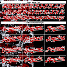 Load image into Gallery viewer, Custom Black Red-White 3D Pattern Design Patriotic American Spirit Rodeo Cowboy Authentic Baseball Jersey
