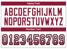 Load image into Gallery viewer, Custom White Cardinal-Black Drift Fashion Football Jersey
