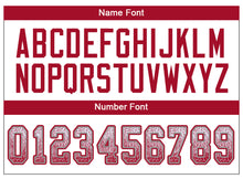 Load image into Gallery viewer, Custom White Red-Gray Drift Fashion Football Jersey
