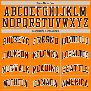 Custom Bay Orange Brown-White Authentic Basketball Jersey