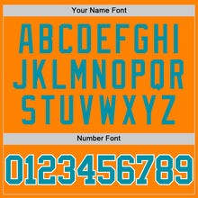 Load image into Gallery viewer, Custom Bay Orange Teal-White Authentic Basketball Jersey

