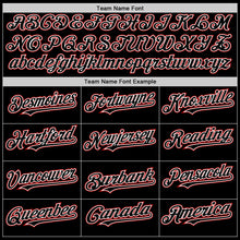 Load image into Gallery viewer, Custom Black Red Pinstripe White Authentic Sleeveless Baseball Jersey
