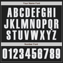 Load image into Gallery viewer, Custom Black White-Gray Authentic Baseball Jersey
