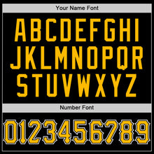 Load image into Gallery viewer, Custom Black Gold-White Authentic Baseball Jersey
