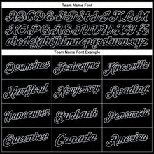 Load image into Gallery viewer, Custom Stitched Black Gray Sports Pullover Sweatshirt Hoodie

