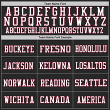 Load image into Gallery viewer, Custom Black Crimson-White Mesh Authentic Football Jersey
