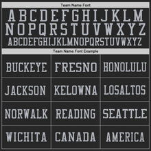 Load image into Gallery viewer, Custom Black Gold-Gray Mesh Authentic Football Jersey
