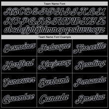 Load image into Gallery viewer, Custom Black Gray Authentic Throwback Basketball Jersey
