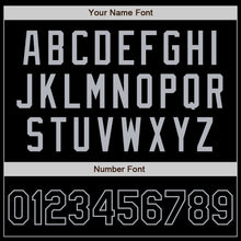 Load image into Gallery viewer, Custom Black Gray Authentic Baseball Jersey
