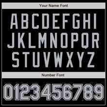 Load image into Gallery viewer, Custom Black Gray-White Authentic Baseball Jersey
