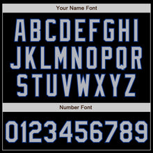 Load image into Gallery viewer, Custom Black Gray-Royal Authentic Baseball Jersey
